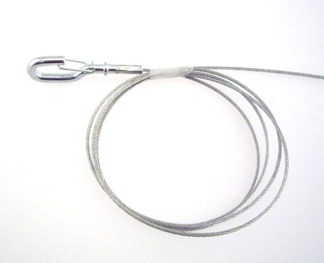 CABLE J HOOK 120" - 1/16" CABLE