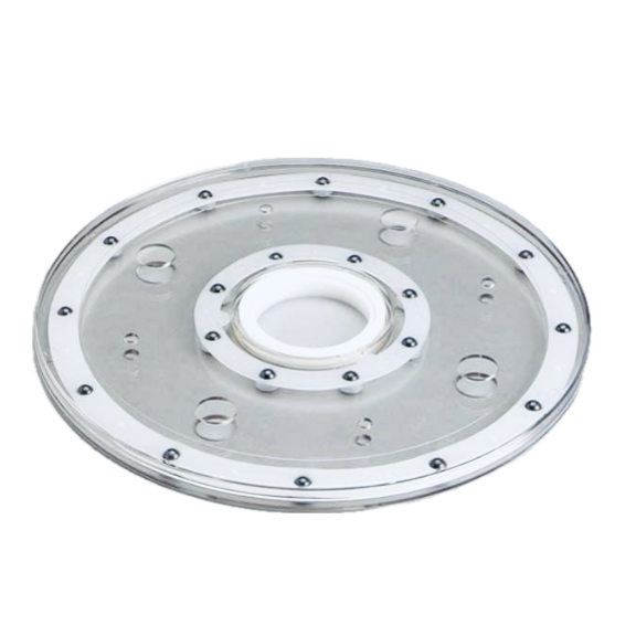 TURNTABLE- 1 BALL BEARING- 12" CLEAR