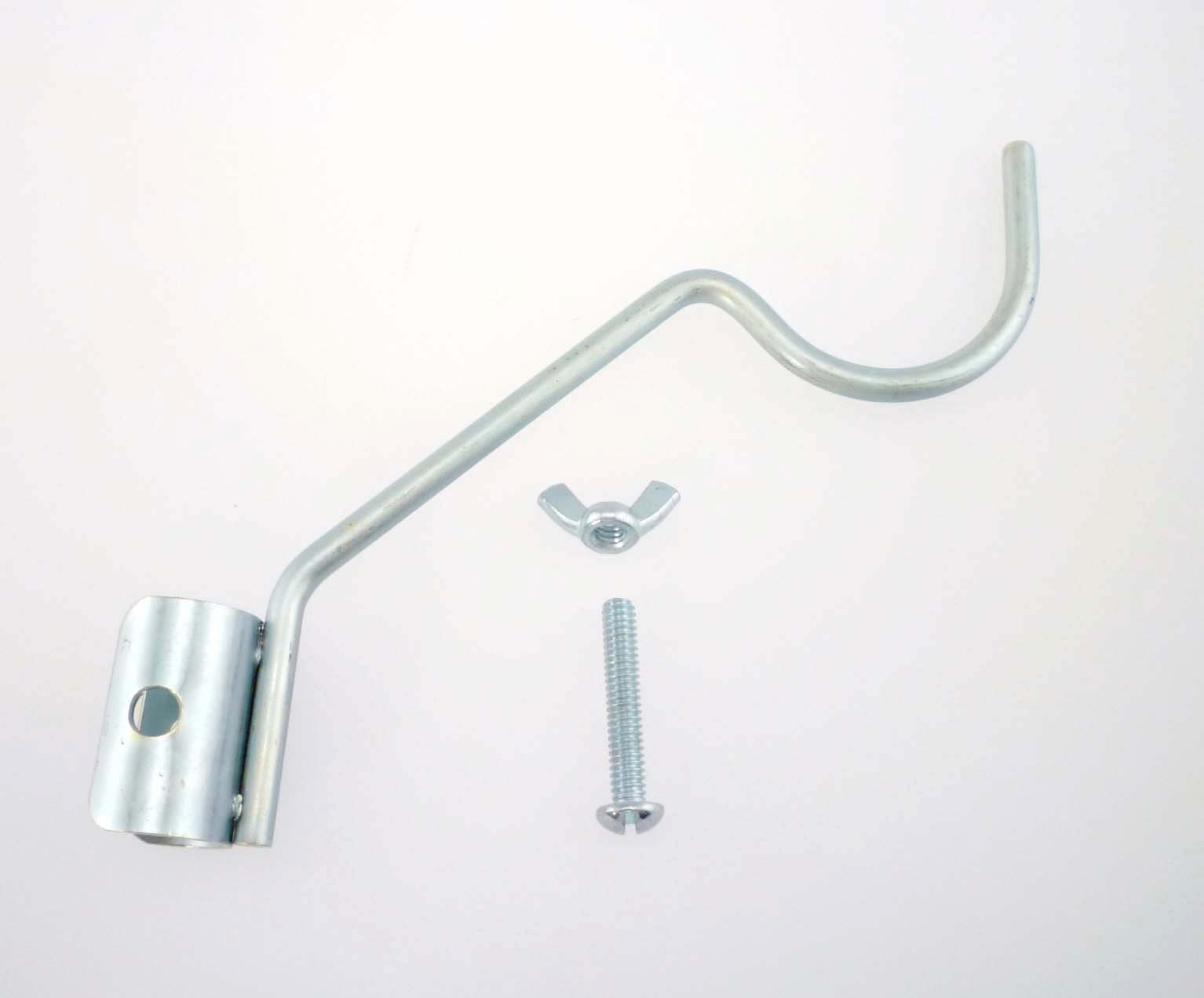 8" GARMENT HOOK AND HDW