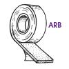 TAPE 1/2" X 108 FT. 1/8" WHT FOAM
