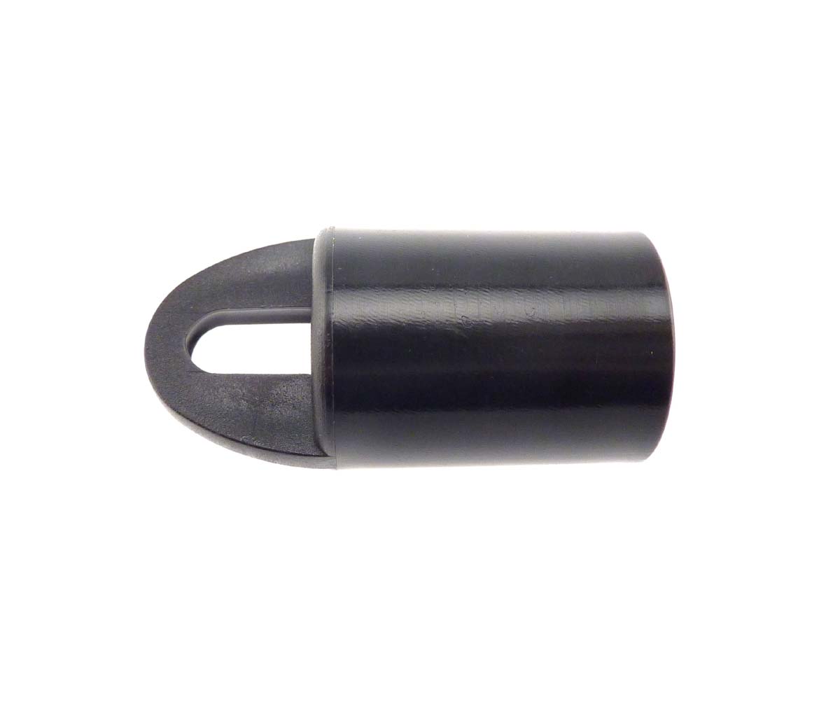 BANNER EYELET END CAP 3/4"- BLACK