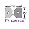 BANNER CORNER TAB, CLEAR 1-1/2" X 2-3/4"