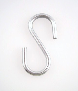 2-1/8" S HOOK ZINC PLATED .149"