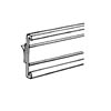 C CHANNEL 48" X 1-1/4" WHT. W/ADH