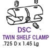 TWIN SHELF CLAMP