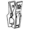 WHITE HERCULES CLIP