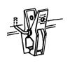 HERCULES CLIP BLACK W/ SLAT WALL ADAPTER