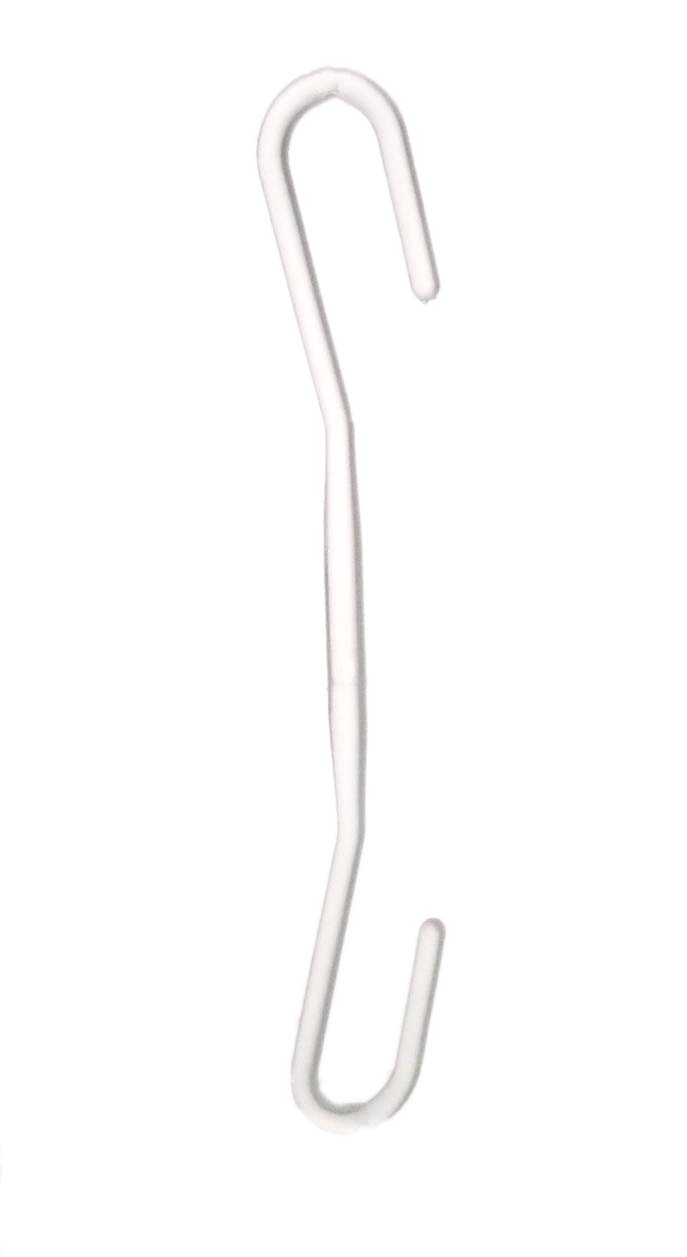 DOUBLE HOOK HANGERS, CLEAR