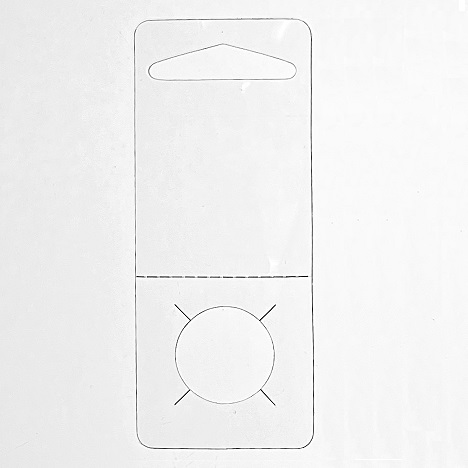 HANG-TAB BOTTLE  0.9" D. HOLE  