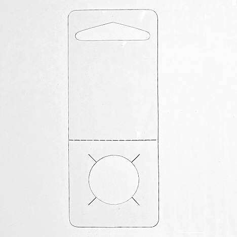 HANG-TAB BOTTLE  0.9" D. HOLE  