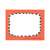 CARD-BURST 2-3/4" X 3-1/2" FL. ORANGE