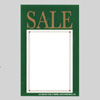 CARD-SLOT-"SALE" 3-1/2" X 5-1/2" GRN-GLD