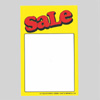 CARD-SLOT-"SALE" 3-1/2" X 5-1/2" YL/BK/R