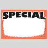 CARD-SPECIAL 3-1/2" X 5-1/2"  FL. ORANGE
