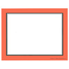 CARD-BORDER 5-1/2" X 7" FL. ORANGE