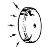 1-1/4" ROUND 4# MAGNETS WITH 1/8" HOLE
