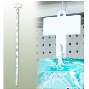 CLIP MOLDED MERCHANDISING STRIP / HEADER