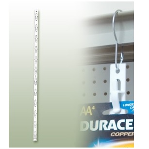 MERCHANDISING STRIP-12 CLIP MOLDED 