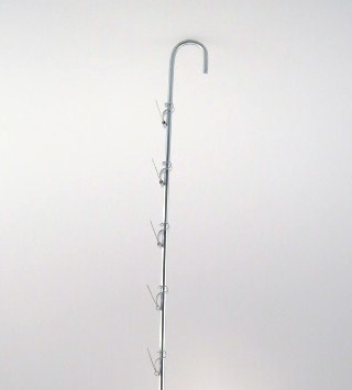 MERCHANDISING  STRIP- 12 CLIPS METAL