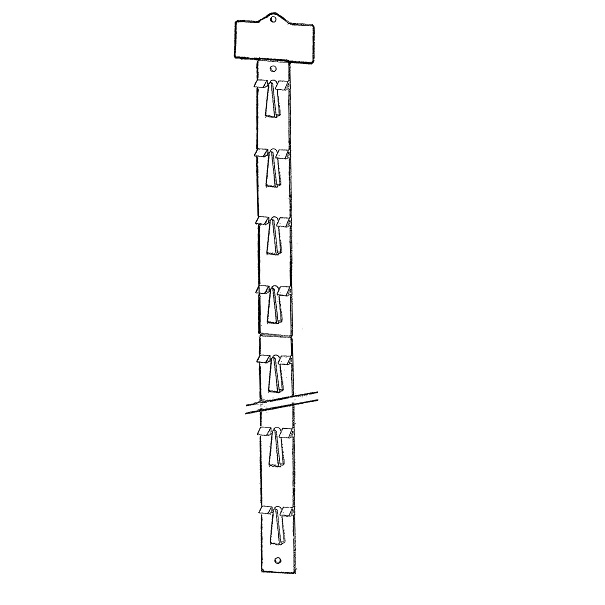 MERCHANDISING STRIPS- MOLDED WITH HEADER RETAINER