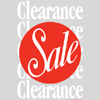 POSTER "CLEARANCE SALE" STATIC CLING