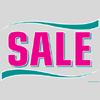 POSTER "SALE" STATIC CLING 24" X 35" 