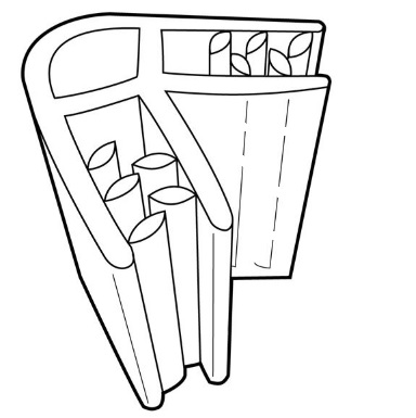 SUPER GRIPPER 60 DEGREE HOLDER FOR 1/8"