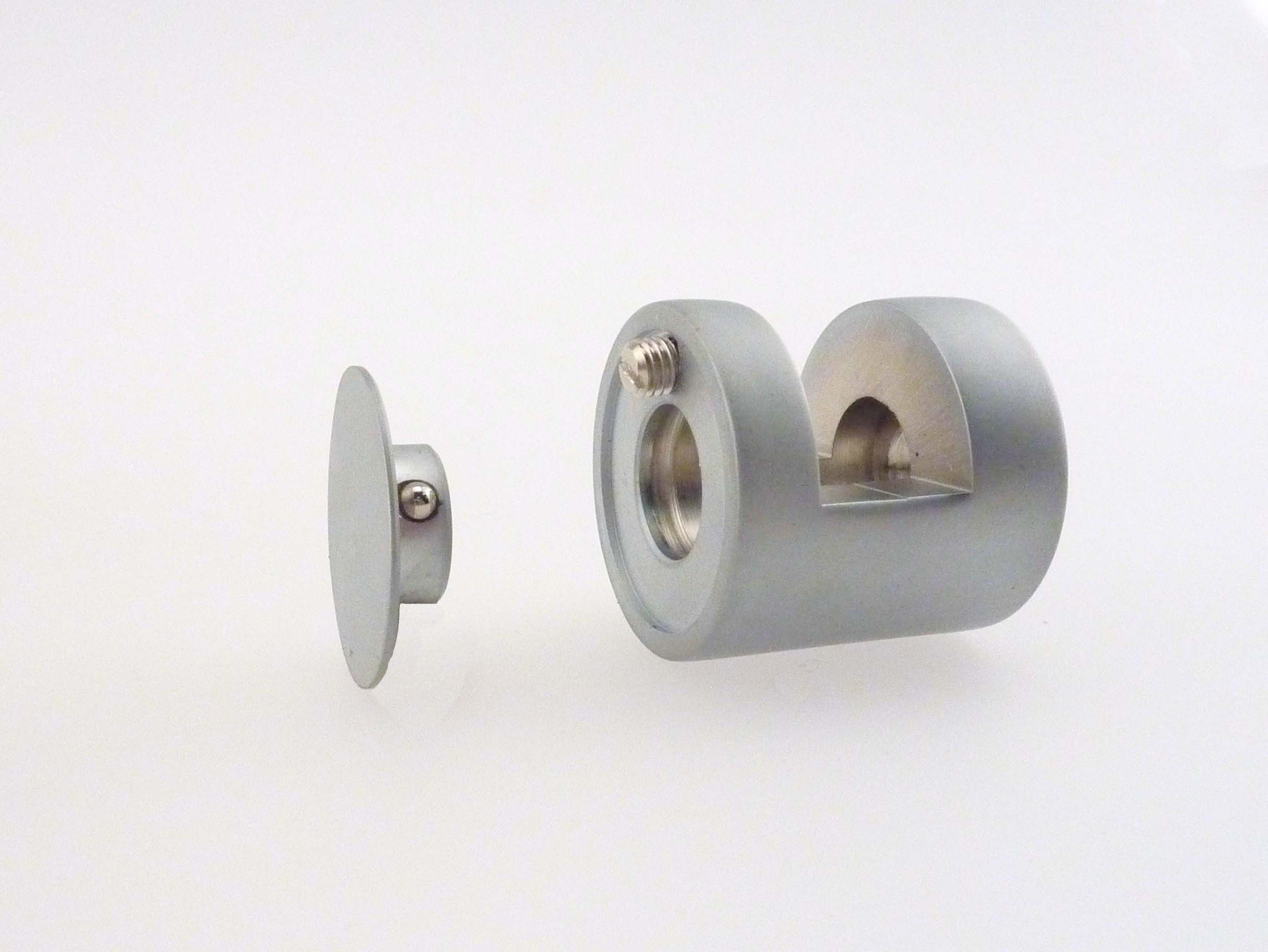 STAND-OFF EDGE  1.2" DIA X 1.2" SATIN 
