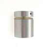 STANDOFF 1-1/8" DIA 1" LONG SATIN ALUM.