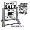 SWINGER SIDEWALK MESSAGE BD DLX