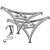 TRIARAMA 14" 3-PANEL FORMER-SKYHOOK