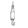 MINI GRP-PICTURE HANGER INLINE WIRE HOOK