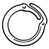 3/4"I.D. OVERLAP RING