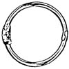 1" HINGED 'O' RING
