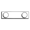 NAMETAG MAGNET- 2 MAGNET STEEL